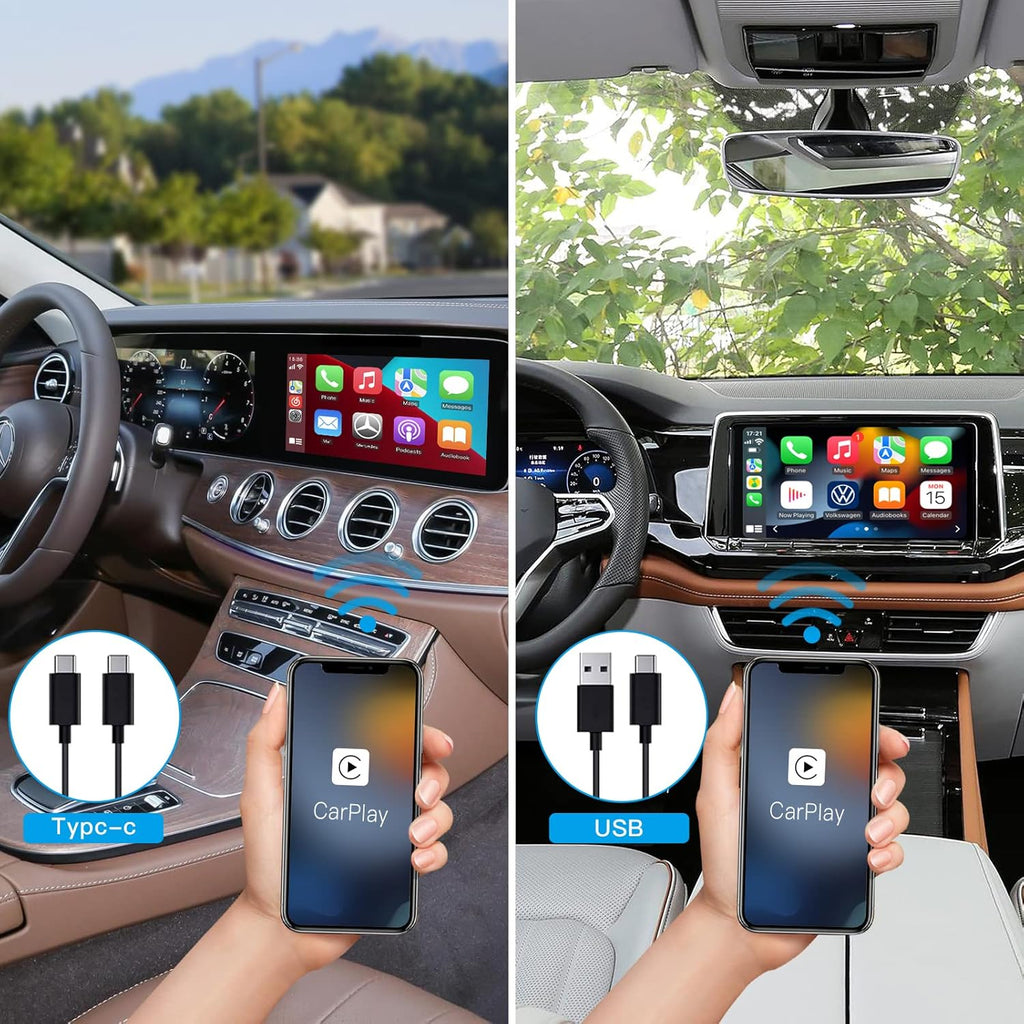 Wireless CarPlay Adapter for Factory Wired CarPlay Cars F1859