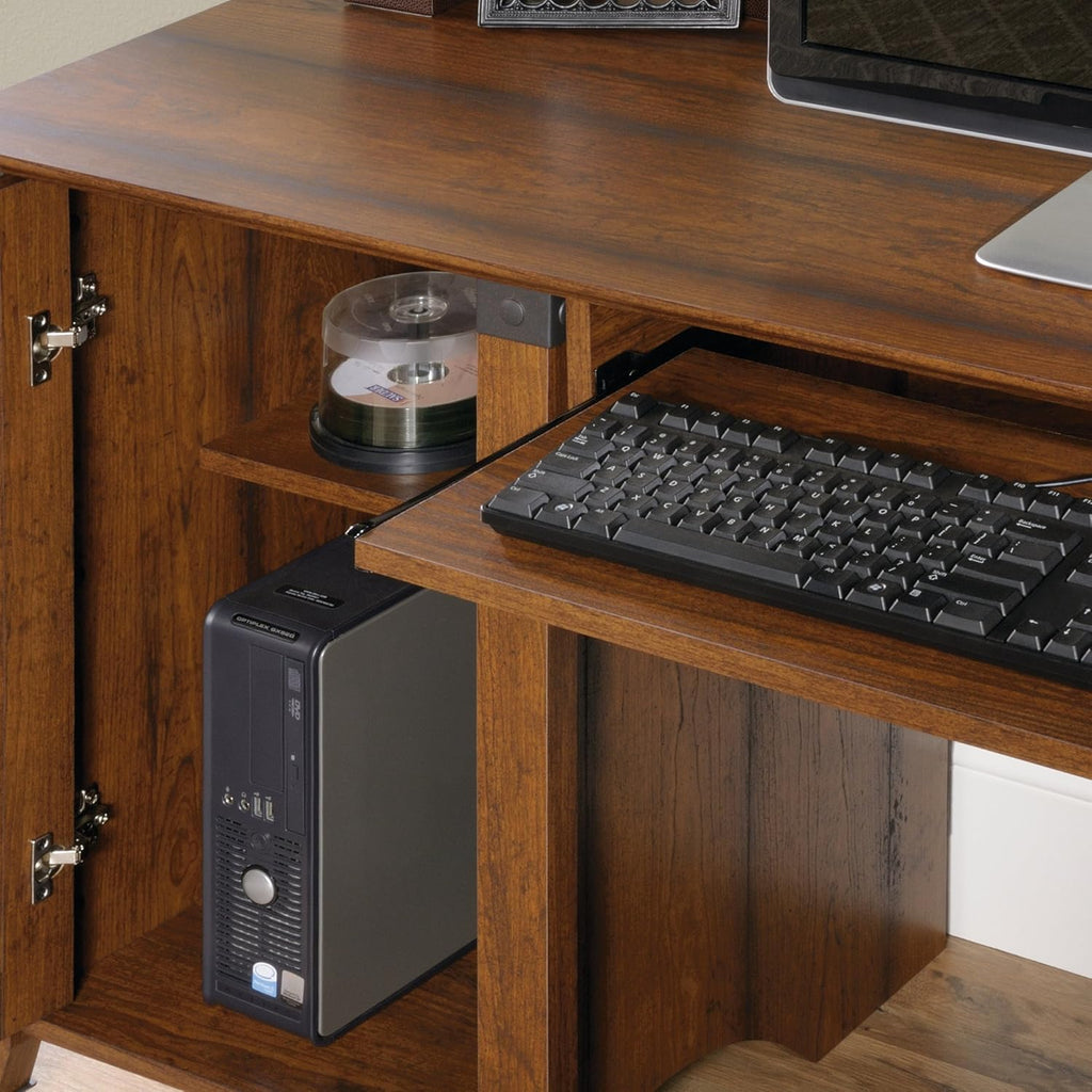 Corner Computer Desk, Washington Cherry finish F914414