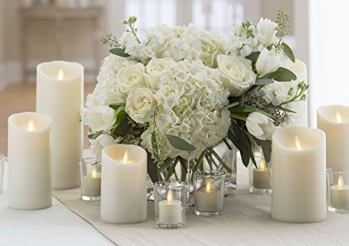 Unscented Moving Flame Candle with Timer H939