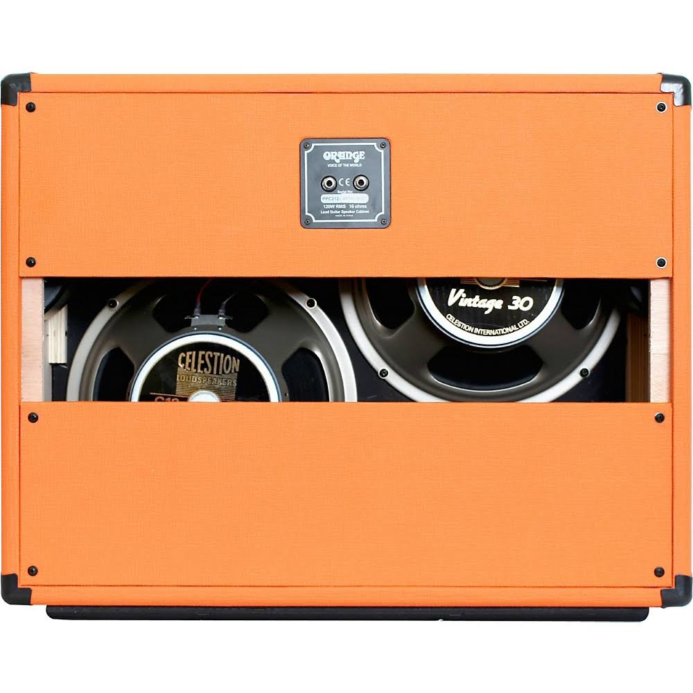 Black 2x12 Open Back Guitar Speaker Cabinet J412