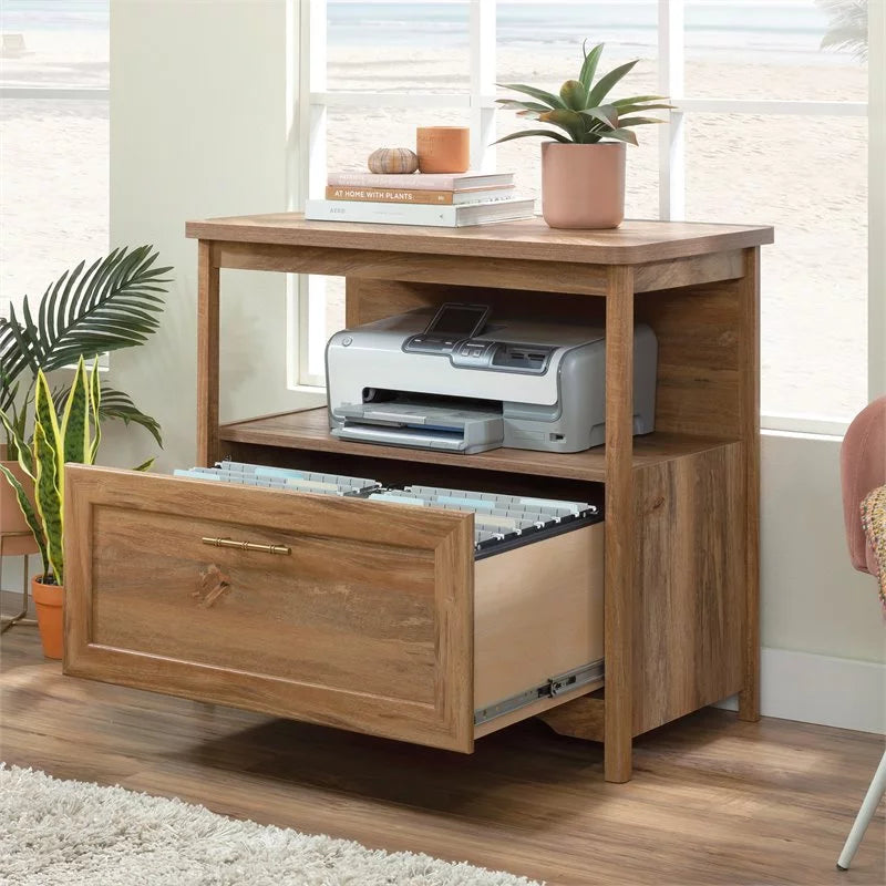 Sindoori Mango Finish Lateral Filing Cabinet S809542