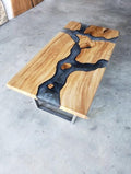 Grey Epoxy Dining Table N293