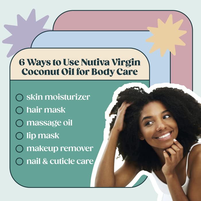 Organic Coconut Oil 15 fl oz, Cold-Pressed, Unrefined Extra Virgin Y75902