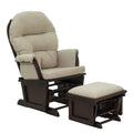 Cream White Rocking Chair with Ottoman M1016