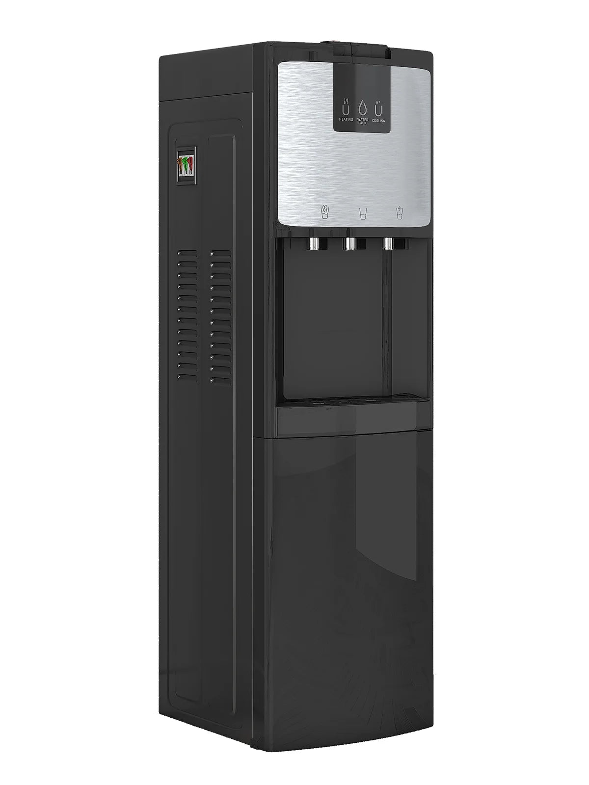 Bottom Loading Water Dispenser, Hot/Cold/Room Temperature, 3 or 5 Gallon, Black F1292