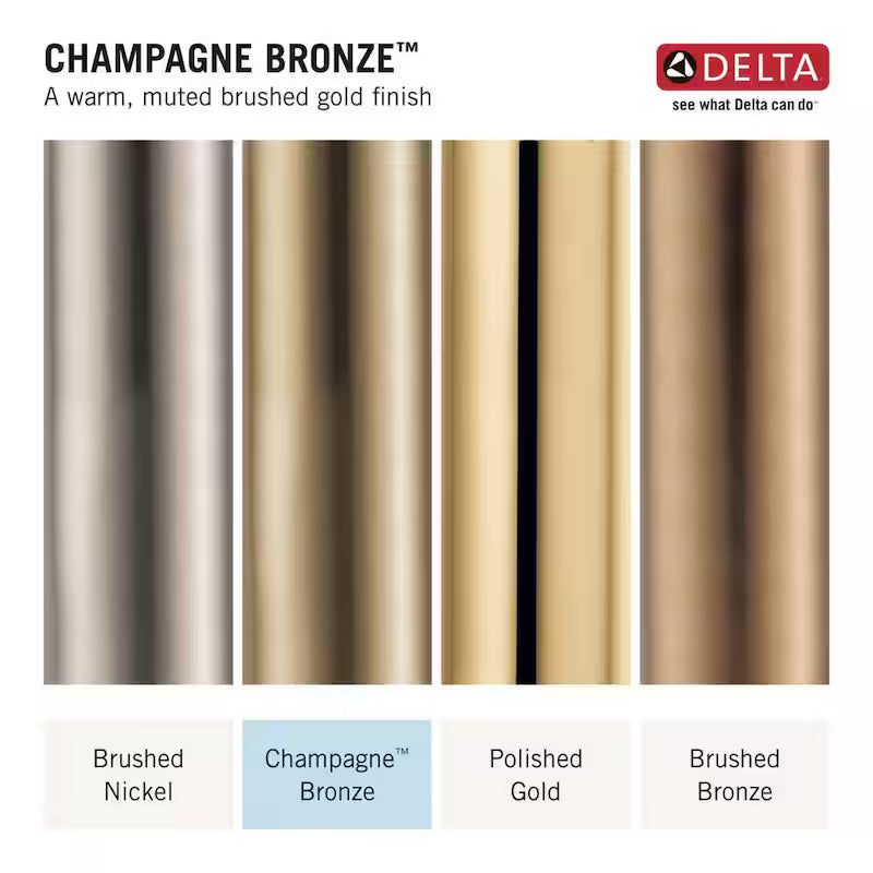 4 in. Centerset Double-Handle Bathroom Faucet in Champagne Bronze N451