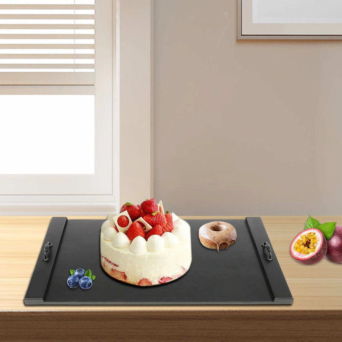 Black Stove Top Cover Chopping Board T953788