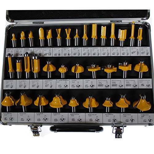 35 Piece Carbide Router Bit Set with Case W341