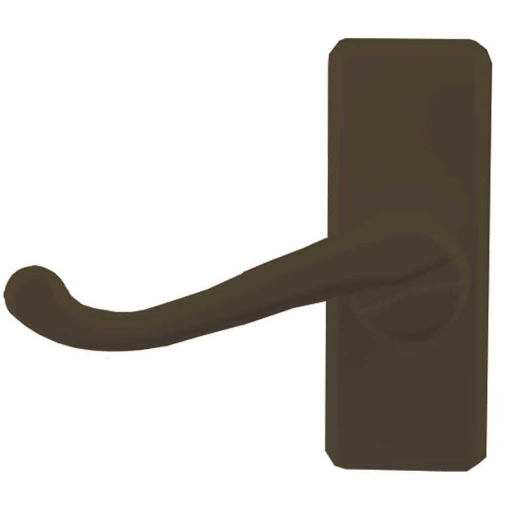 Brown Aluminum Hinged Screen Door F62162