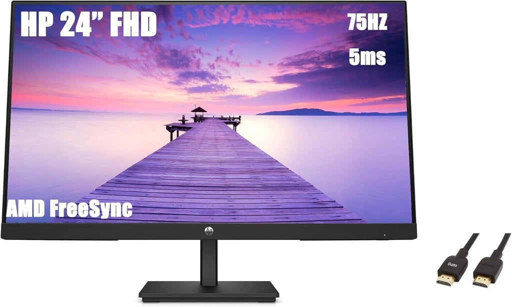24" FHD VA Monitor, 1920 x 1080, 75Hz, Flat-Black Q5757