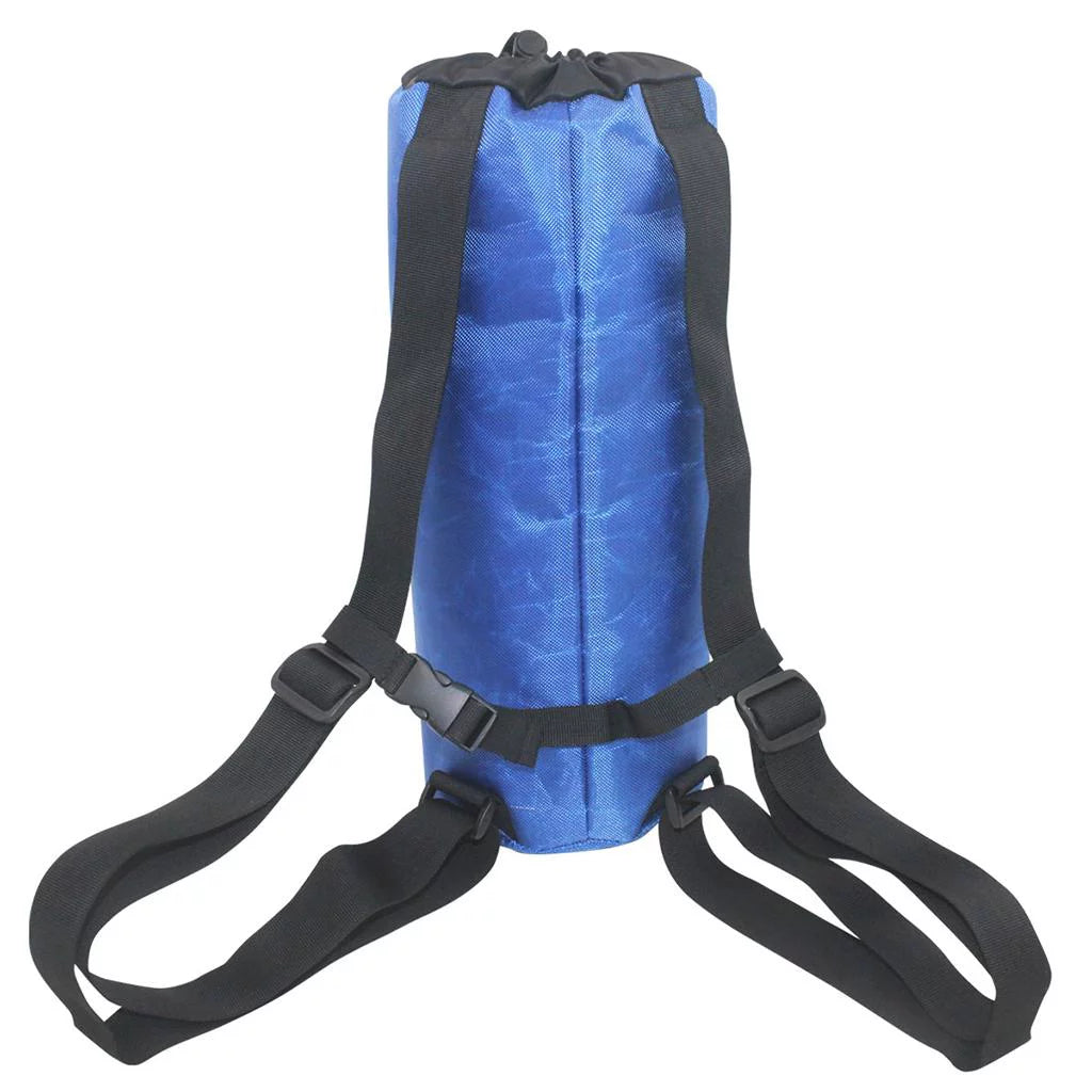 Oxygen Cylinder Tank Holder Backpack Sleeve Bag With Adjustable Shoulder Strap And Side Pockets K93682
