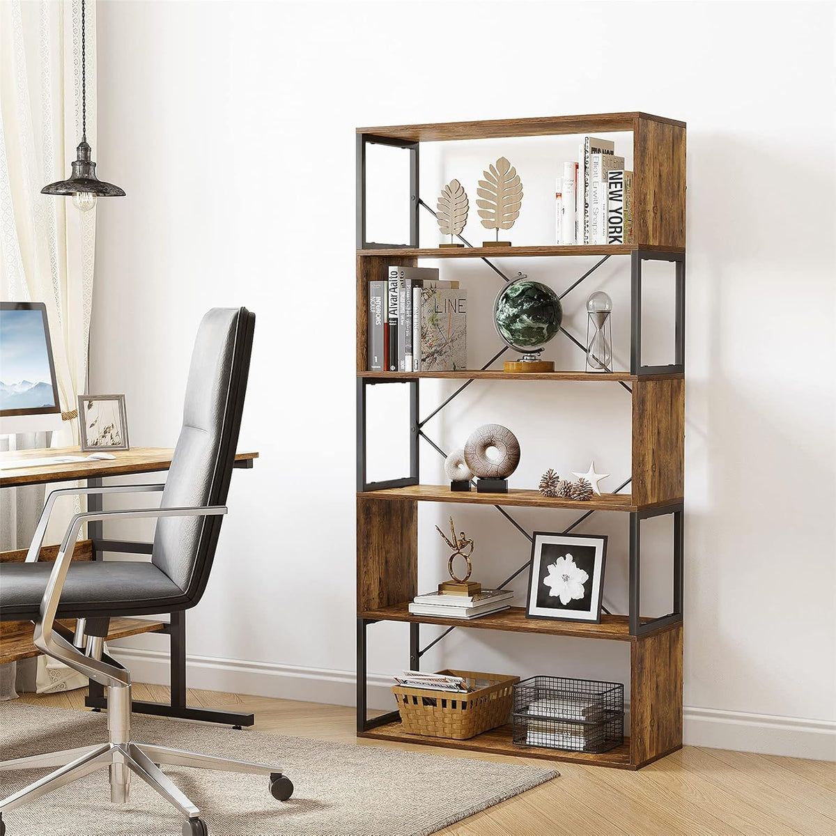 5-Tier Bookshelf Storage Rack T730