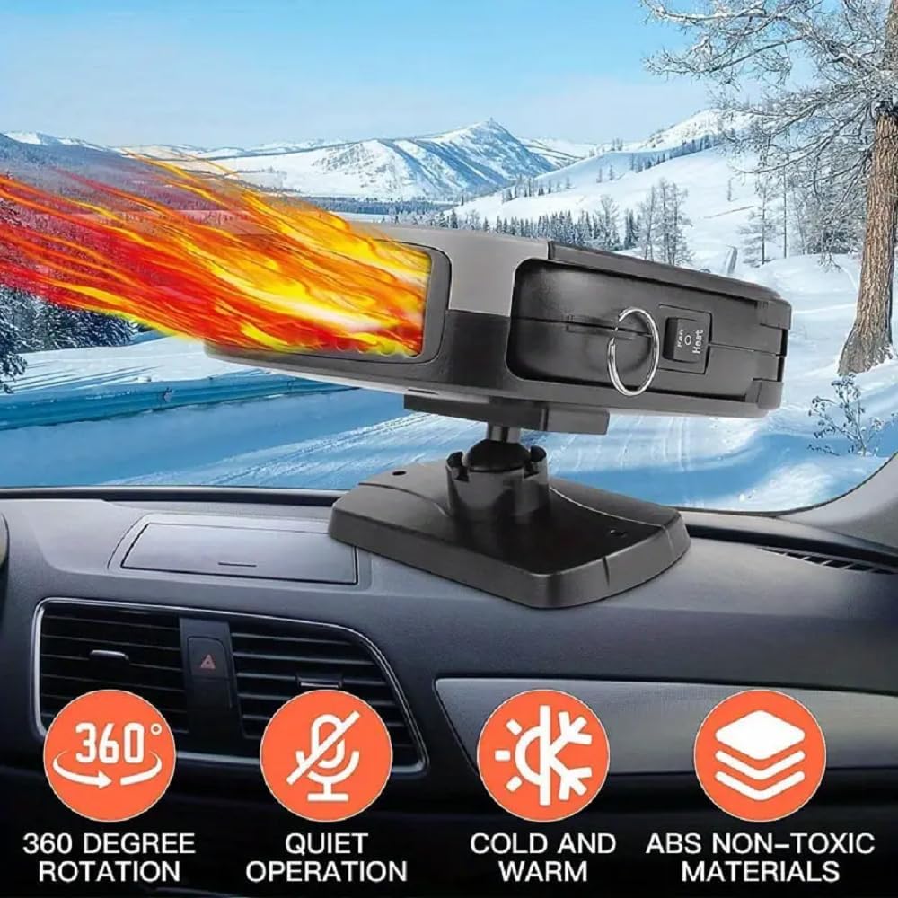 200W Portable Car Heater with Cigarette Lighter Plug H924