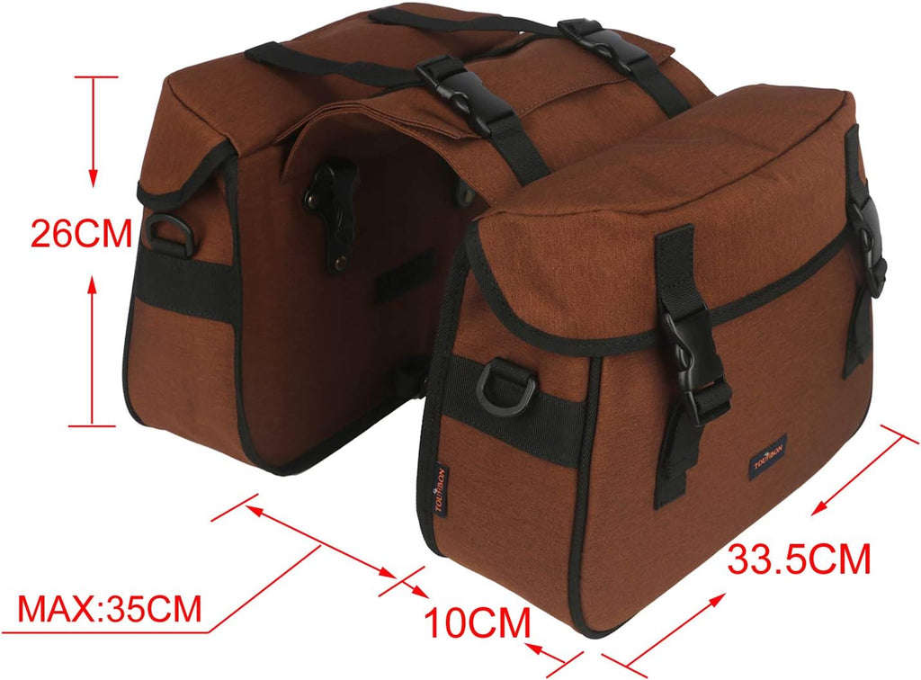 Bicycle Bag Bike Seat Pannier Cycling Carry Bag Q24342