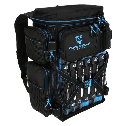 Seafoam 3600 Size Heavy Duty Fishing Tackle Backpack with 6 Trays U608315