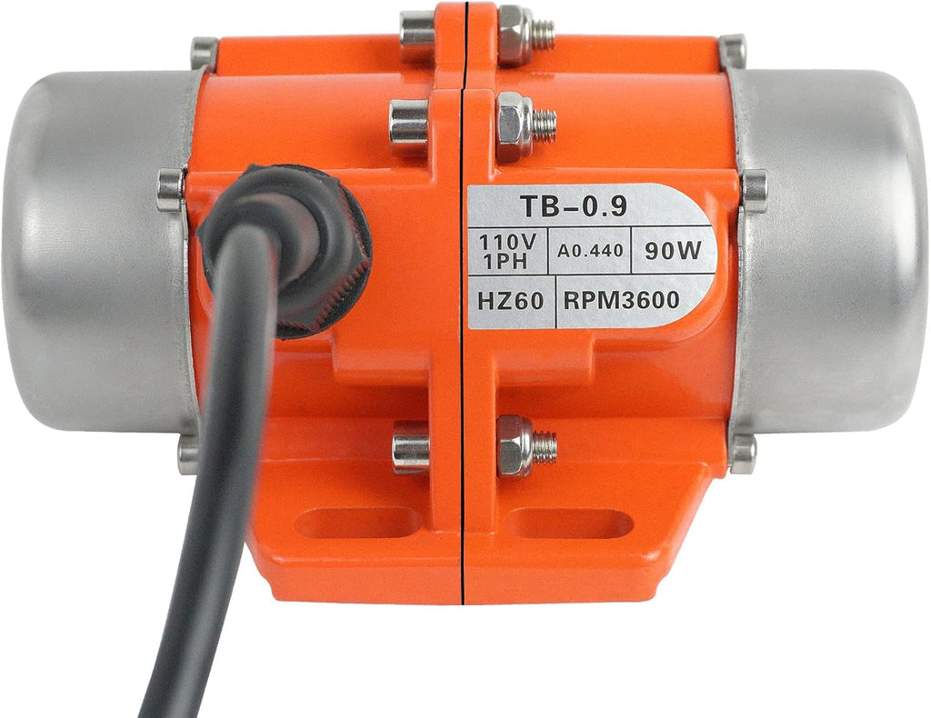 100W Single Phase Electric Vibrating Motor Aluminum Alloy Case AC 110V 3600rpm K720