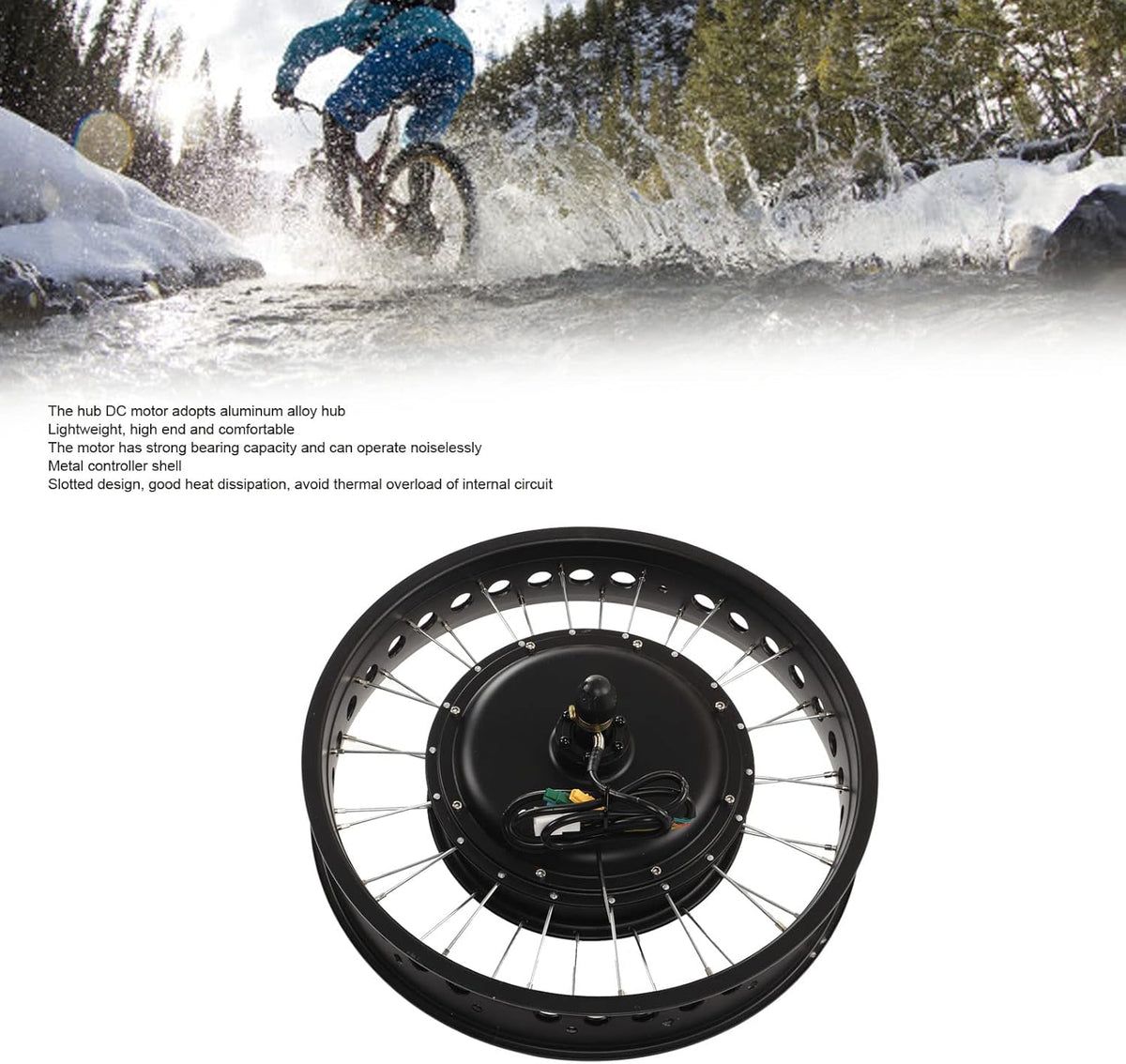 48V 1000W 20Inch Electric Bike Conversion Kit with S866 Display T37108
