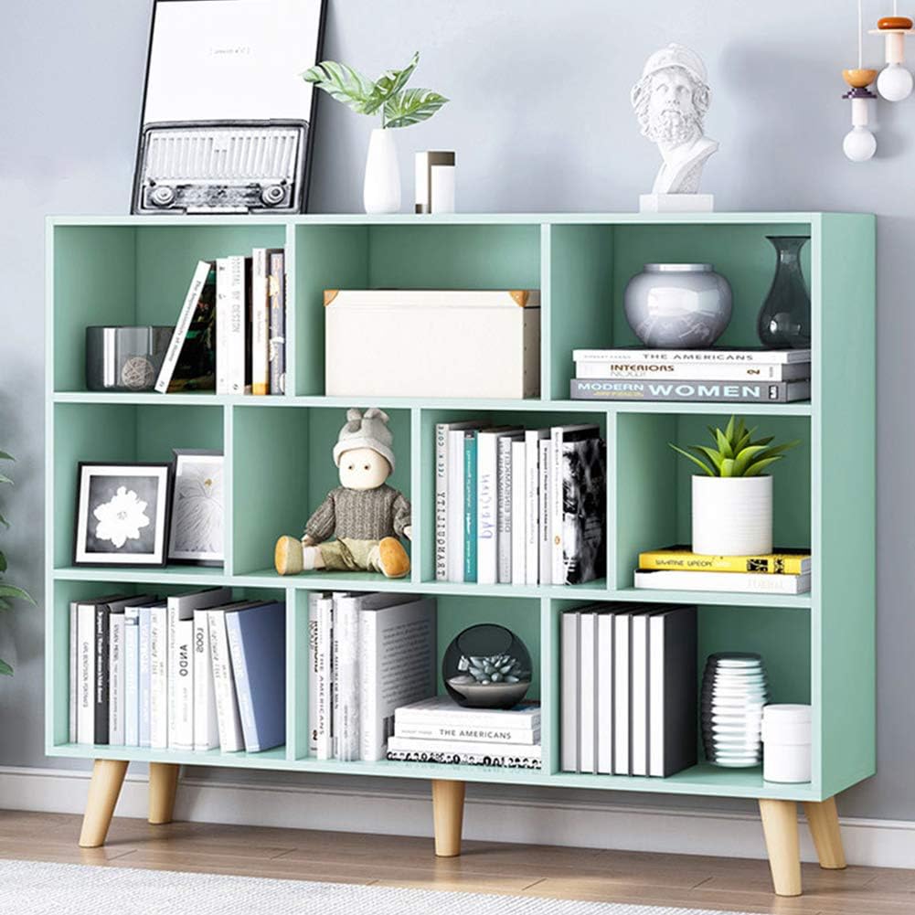Warm White 3-Tier 5 Cube Wooden Bookshelf O367