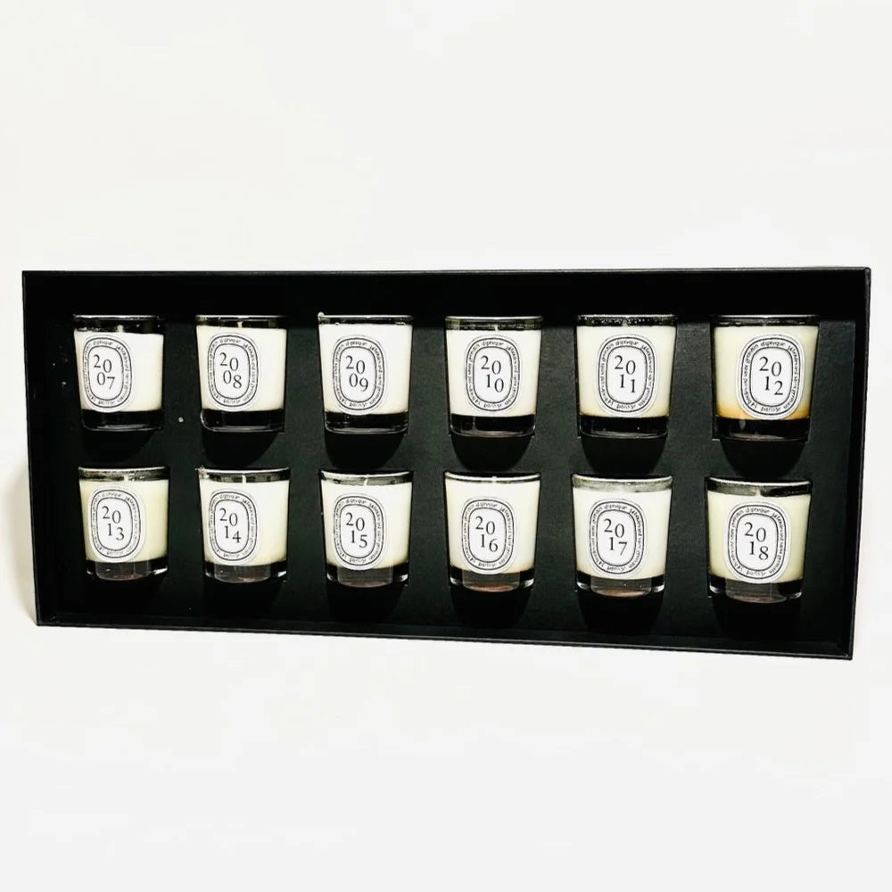 Set of 12 Pine Scent Candles N209