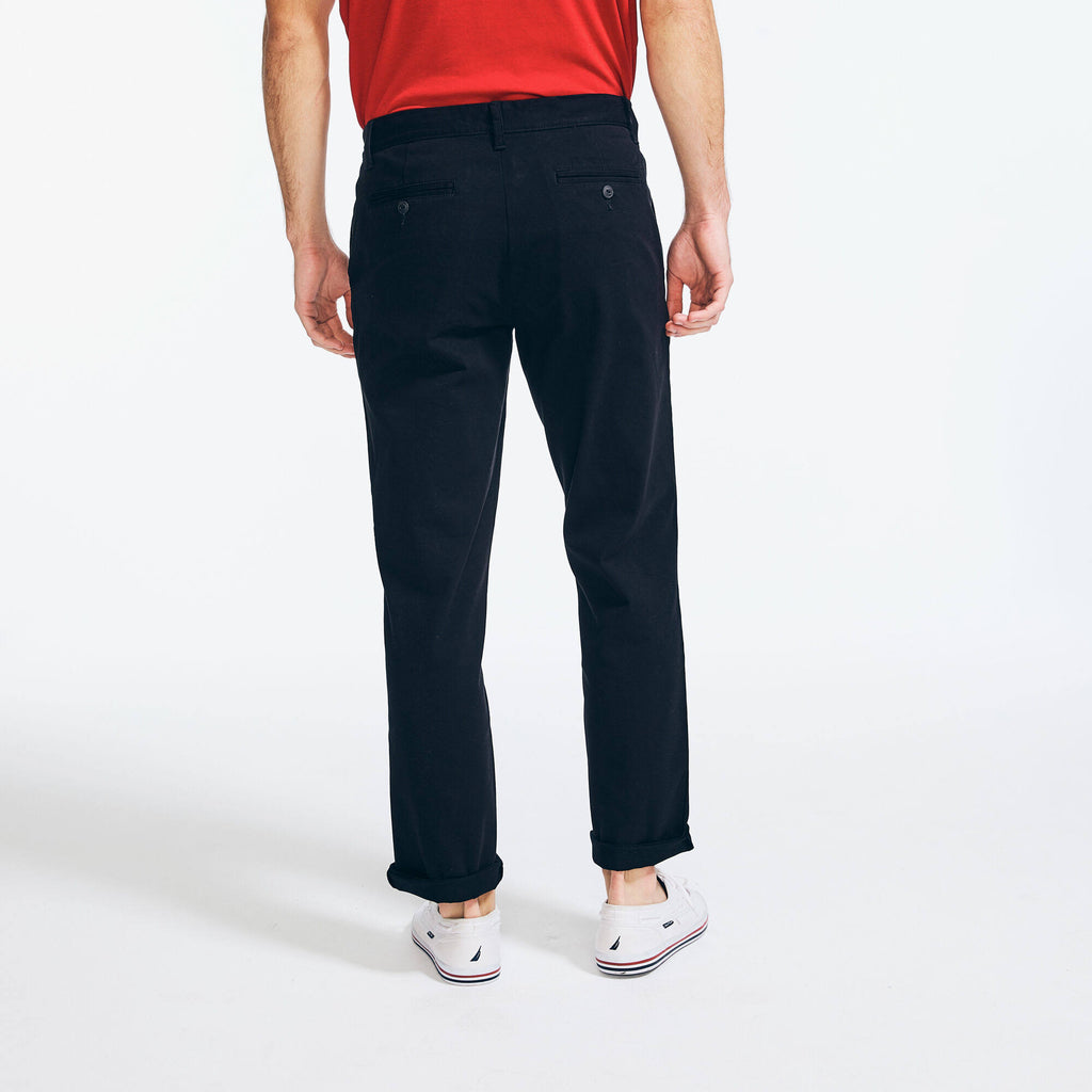 Classic Fit Flat Front Deck Pant True Black 34x32 X625