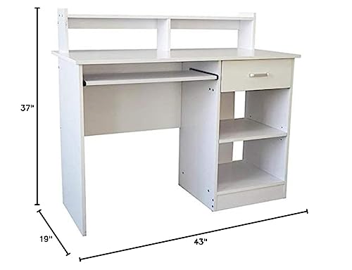Black Wood Frame Computer Desk N989290