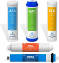 Reverse Osmosis System Replacement Filter Set with 50 GPD RO Membrane J979855