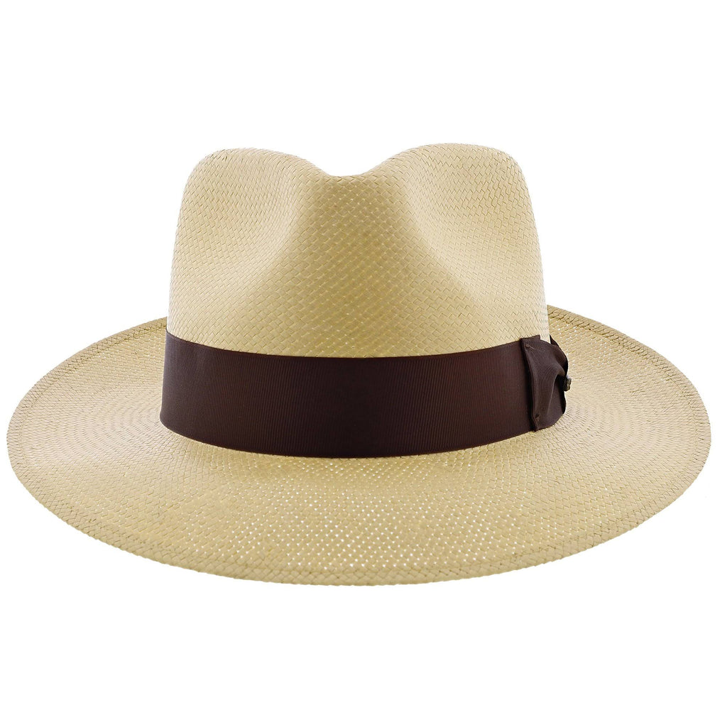 Natural Straw Fedora Hat Y542042