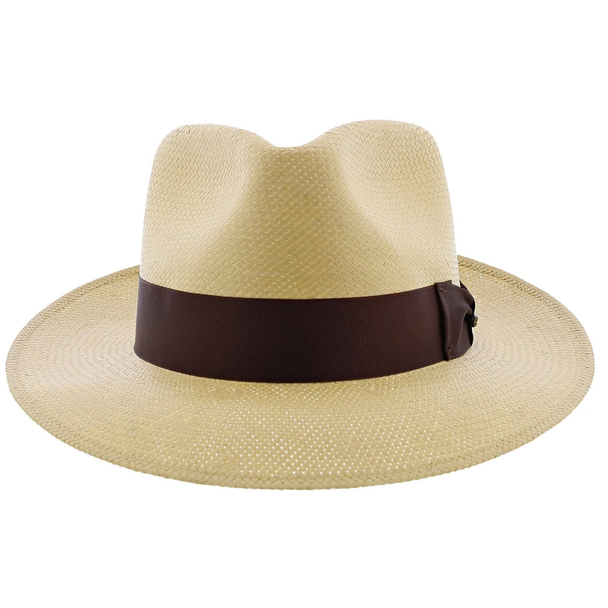Natural Straw Fedora Hat Y542042