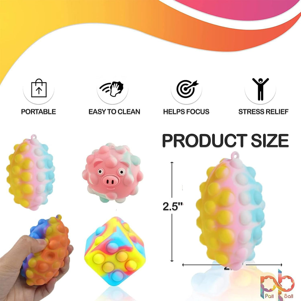 105 Pcs Pop Party Favors O414664