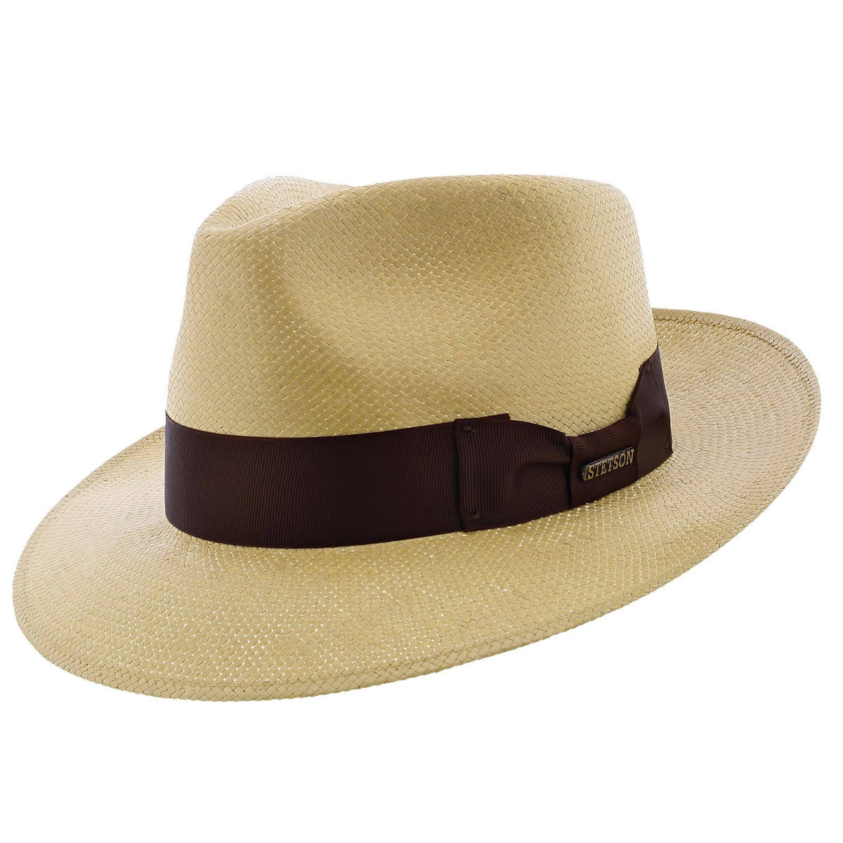 Natural Straw Fedora Hat Y542042