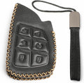 Black Leather Key Fob Case Cover Pack of 2 C561457