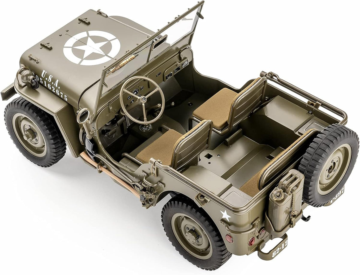 1/12 1941 MB Scaler RC Jeep 4x4 RTR RC Rock Crawler Military O941735
