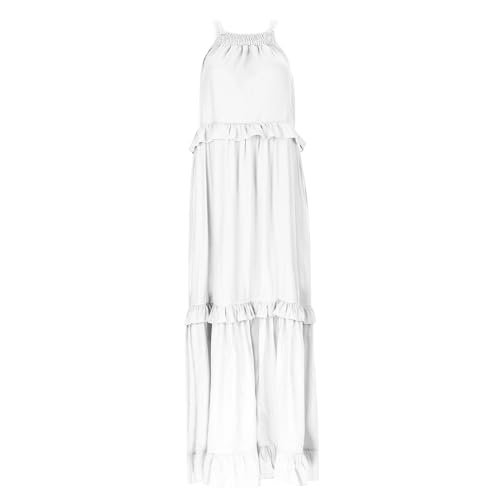 Casual V Neck Maxi Dress Floral Print Sundress S836267