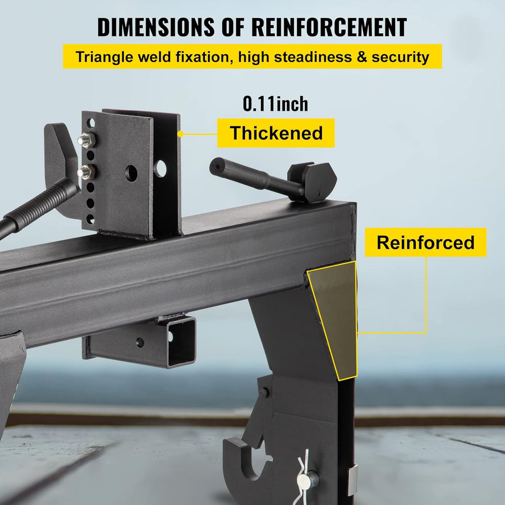 Black 3-Point Quick Hitch A257677