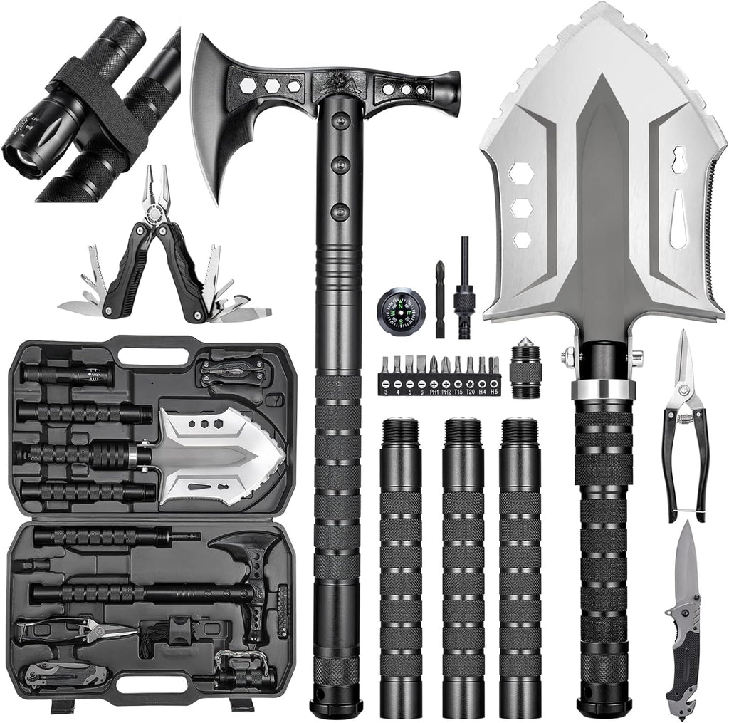 Camping Shovel Axe High Carbon Steel Set W410612
