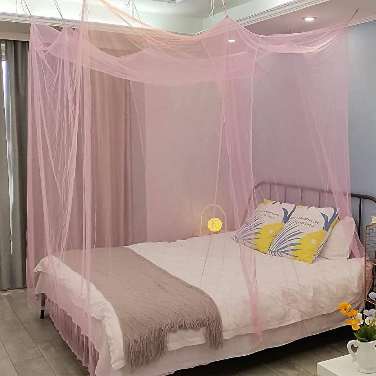 Luxury Mosquito Large Square Net for Single to King-Sized Beds Z651639