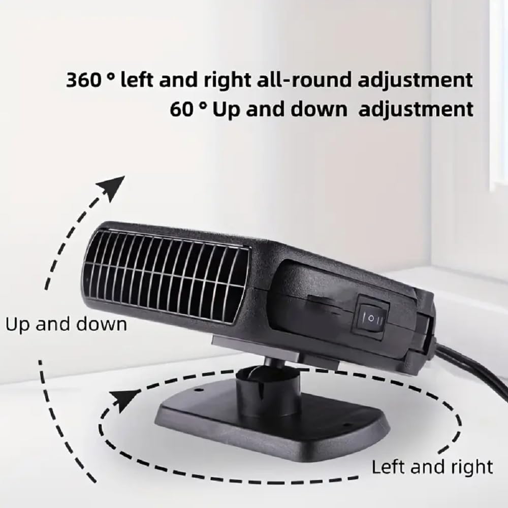 200W Portable Car Heater with Cigarette Lighter Plug H924