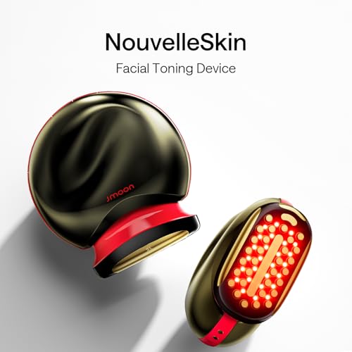 Facial Toning Device, Microcurrent Facial Device, Red Light Therapy, 4 Modes, 5 Intensity Levels R716630