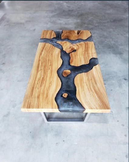 Grey Epoxy Dining Table N293