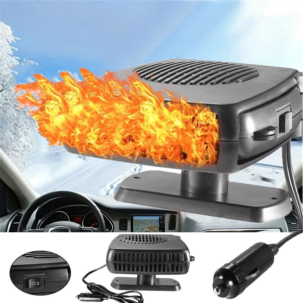 200W Portable Car Heater with Cigarette Lighter Plug H924