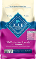 Natural Senior Small Breed Dry Dog Food, Chicken and Brown Rice 6-lb T57495