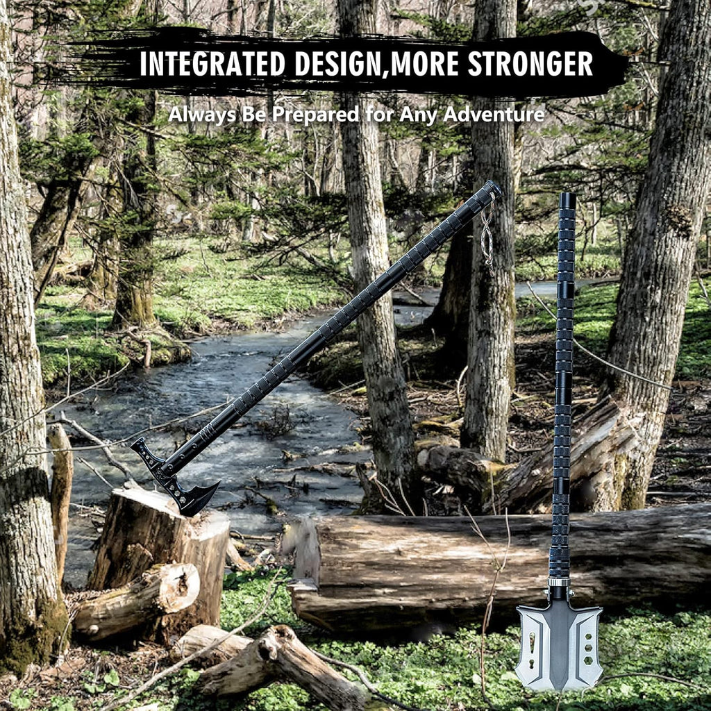 Camping Shovel Axe High Carbon Steel Set W410612