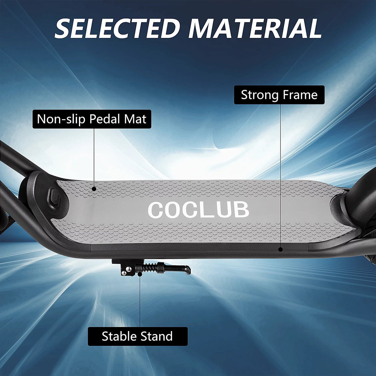 500W Motor 15 MPH 15 Miles Range 10" Solid Tires Folding Electric Scooter P570682