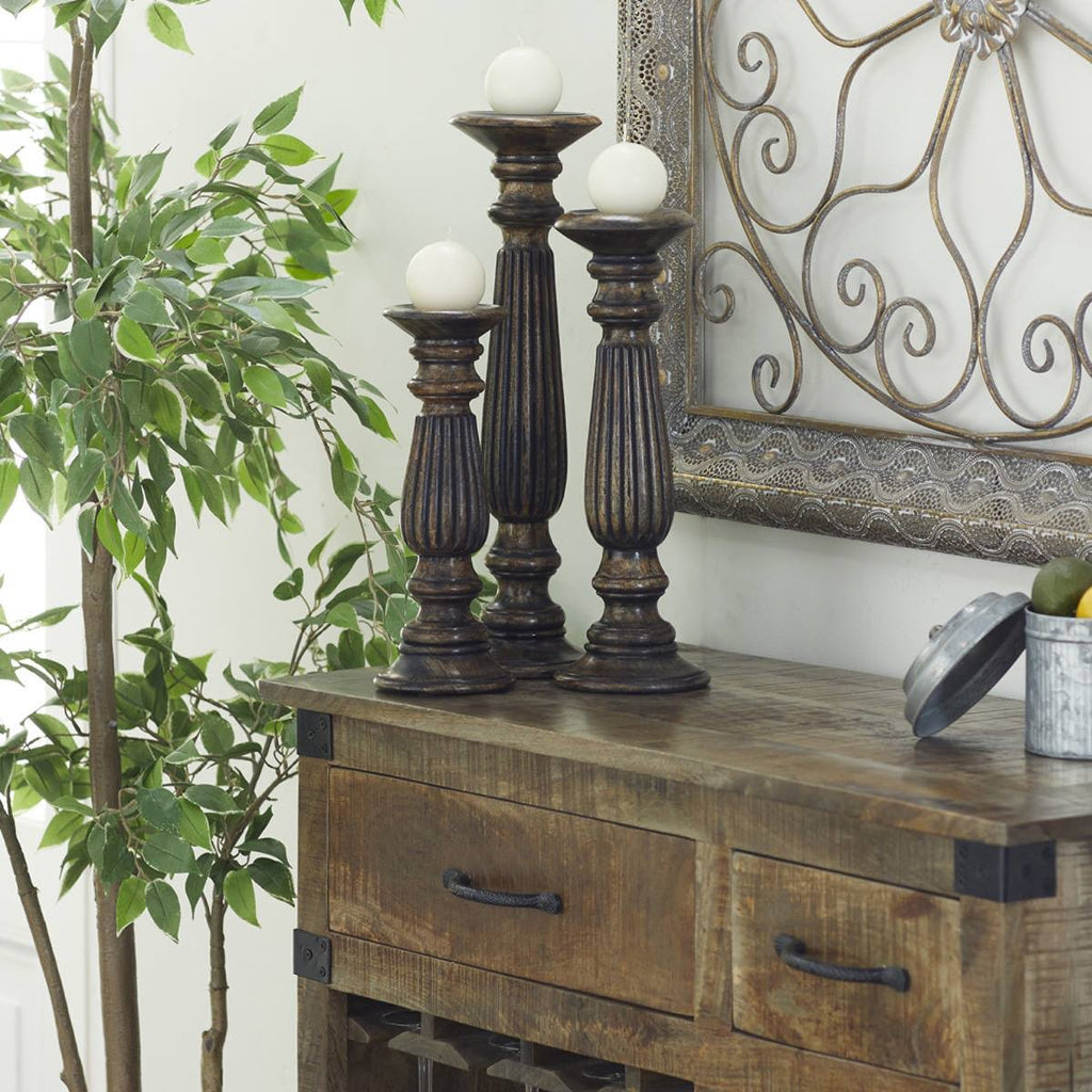 Set of 3 Candle Holder S267504