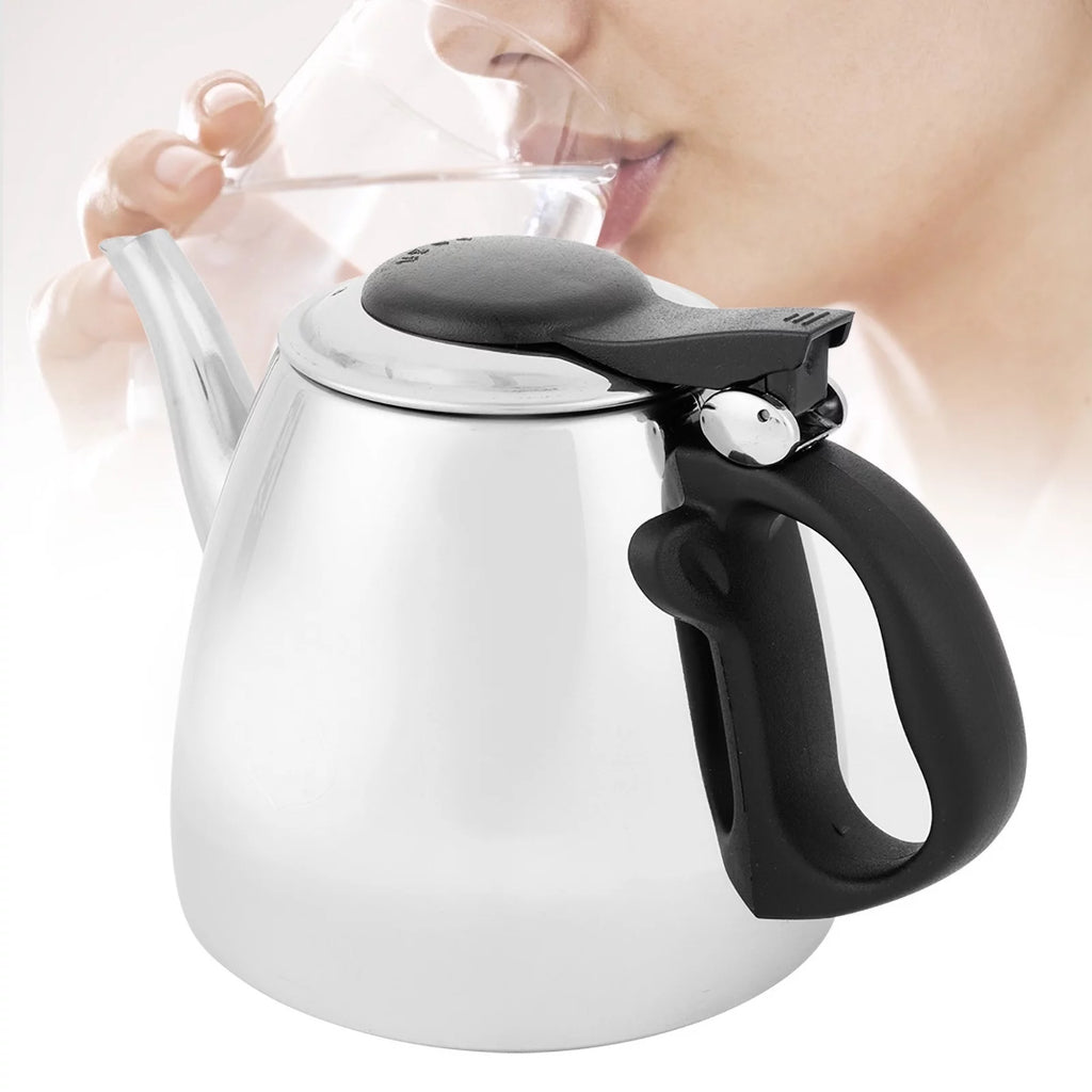 Stainless Steel Flat Bottom Water Kettle F7289