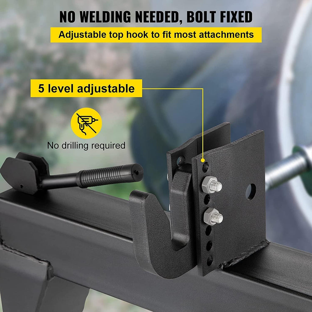 Black 3-Point Quick Hitch A257677