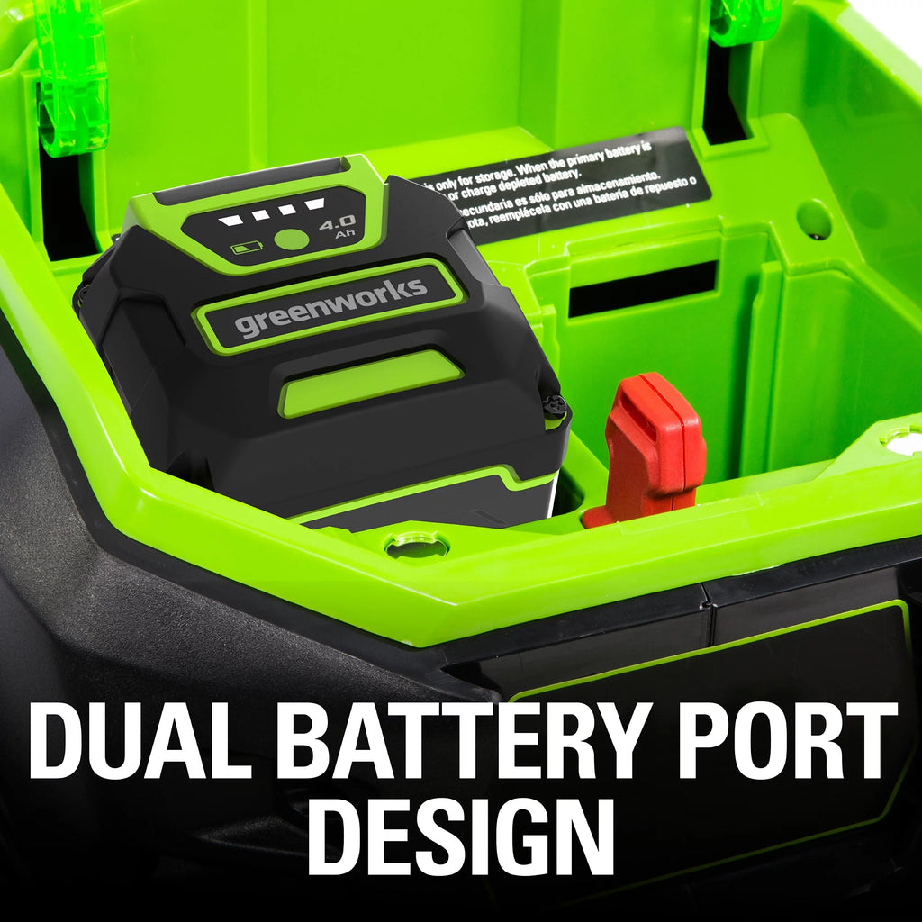 40V Brushless Push Lawn Mower with 4.0 Ah Battery & Quick Charger T5566