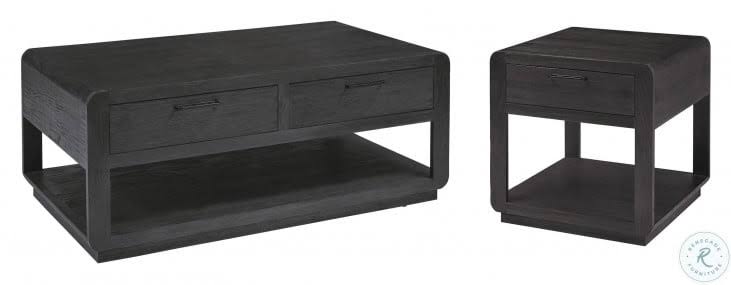 Cerused Ebony Sofa/Console Table S117534