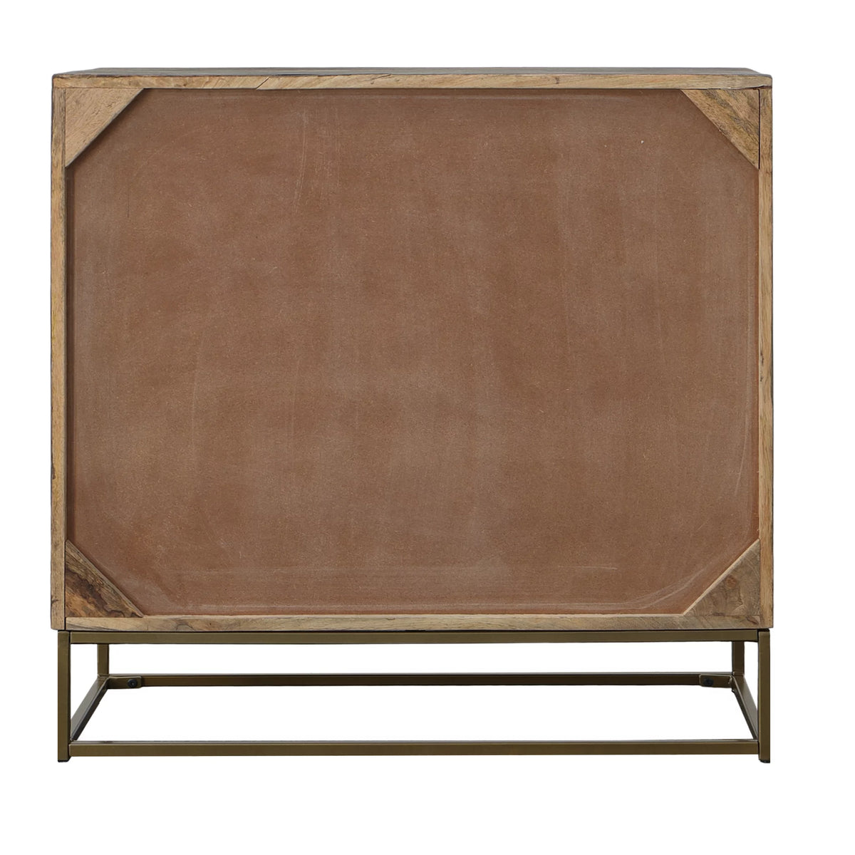 32 Inch 3 Drawer Mango Wood Dresser Chest B248572