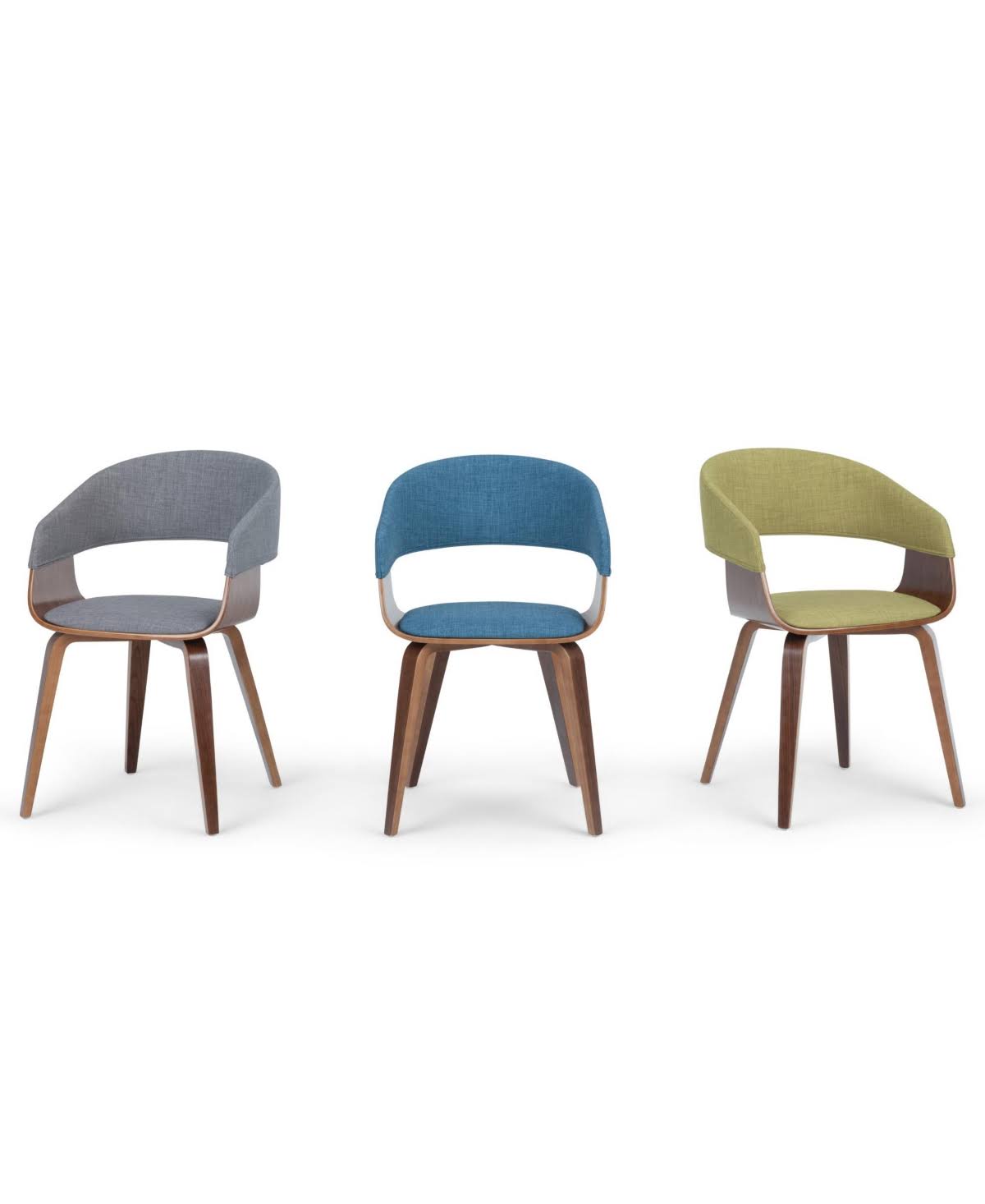Light Grey Linen Look Bentwood Dining Chair H46268